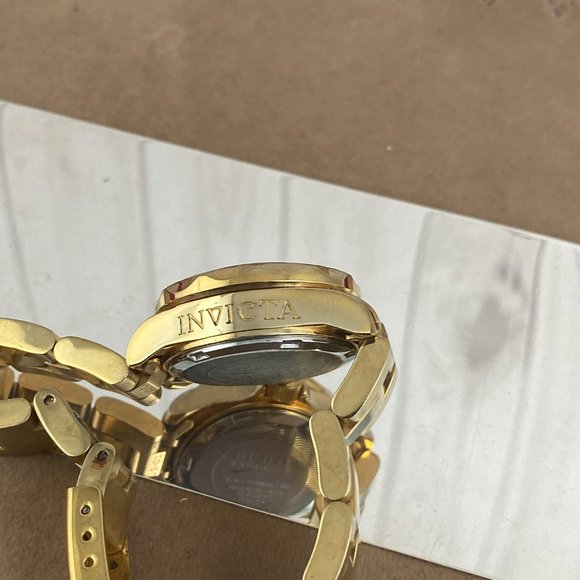 Fabulous Invicta Ladies Divers Watch 2 Tone Gold Blue 200 Meter Water Resistant - Picture 4 of 6